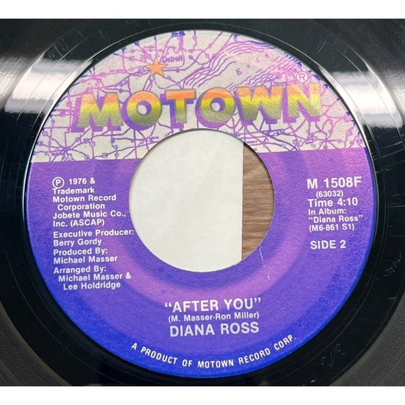 Diana Ross One More Chance / After You 45 R & B Soul 1976 Motown 1508 - Picture 2 of 4
